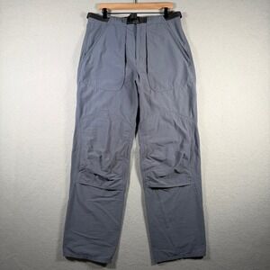Rohan Upland Trekkers Gray Technical Hiking Pants Mens 36 Integrated Belt